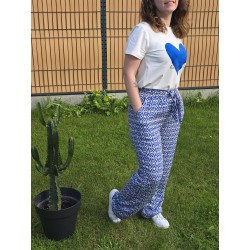 Pantalon Femme Bleu