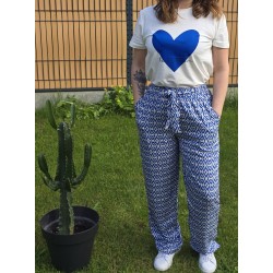 Pantalon Femme Bleu