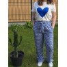 Pantalon Femme Bleu